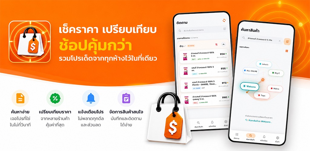 สโลแกนและฟีเจอร์เด่น SaleRadar